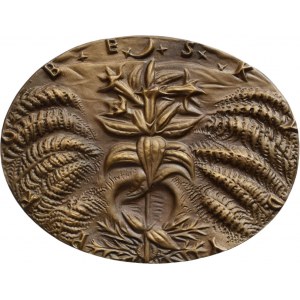 Šindelář L., médaille AE POUR BESKYDY, bronze ovale 90X70mm