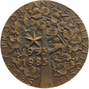 Truhlíková-Spěváková, medal SPOZ, bronze 60 mm