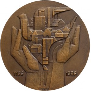 Vacek L., Borovany 1186-1986, bronz 388