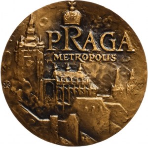 Vitanovský, Rudolf II. / Praga metropolis, bronz 60mm