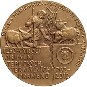 Vitanovský, ČNS Teplice- 1250. výročí objevení pramenů, Br. 40mm