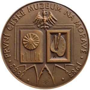 100 years of the Czech Museum in Olomouc, Sign. Pospíšilová-Linhartová bronze, 60mm