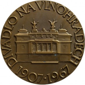 Vinohrady Theatre, bronze 70mm