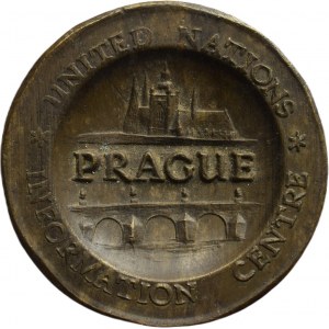 Prague Unitea Nations Information Centre, 41mm Bronz 62g