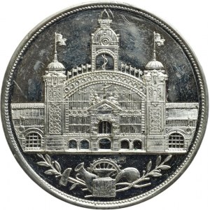 Provincial Jubilee Exhibition in Prague 1891, 39mm, German text.