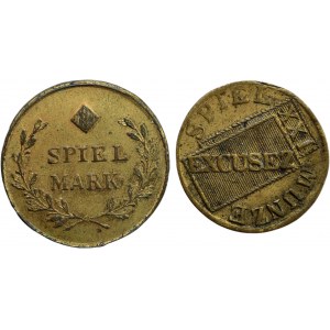 Play money, chips, spiel mark + signo pagato