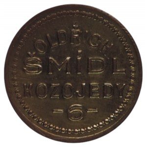 beer stamps: Oldřich Šmídl Kozojedy / 1/2 L