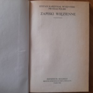 Wyszynski S. Prison Notes