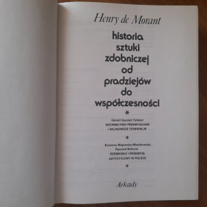 De Morant H.History of decorative arts