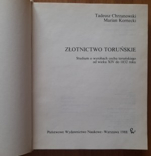 Chrzanowski T.,Kornecki M.Torun goldsmithing.