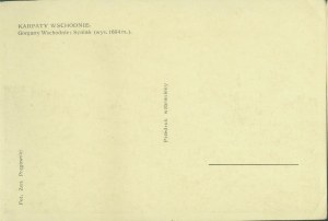 1 EASTERN CARPATES - Eastern Gorgans: Syniak 1664 m., Photo: Zen. Pręgowski, sepia print, ca. 1935