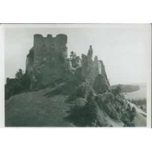 1 CZORSZTYN - Ruiny zamku, fot. T. Krystek, 1193, Wyd. Książnica-Atlas, Lwów, fot. czb., 1939