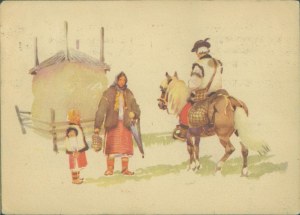1 KOSSAK Karol, signed, From the series: Hutsuli on the road, 3157 Książnica Atlas, Lviv, litt. col., 1939