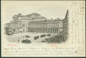 21 WARSAW - Grand Theater, St. czb., ca. 1900
