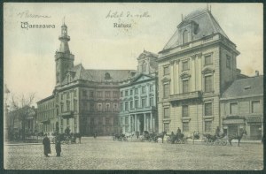 22 WARSAW - City Hall, No. 26, Nakł. Br. Rzepkowicz, st. czb., pkol., ca. 1905