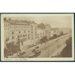 23 WARSZAWA - Aleje 3-go Maja, 29 K. Wojutyński, Warszawa, św. sepia, ok. 1930,