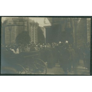 17 WARSZAWA - Uroczystość wprowadzenia RADY REGENCYJNEJ 27/X 1917 r., fot. czb.,