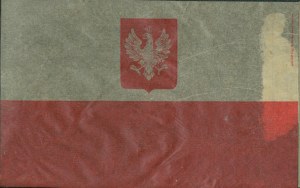 1 EYE STICKER - Circle of Polish Women, For Polish Fleet 1 Mk., 6 x 8 cm, red print, waxed paper