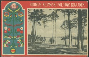 WŁOCŁAWEK - Lake Czarne, Wyd. Oddz Kujawski PTK, lit. kol., św, czb., ca. 1910, (*)czb., ca. 1910