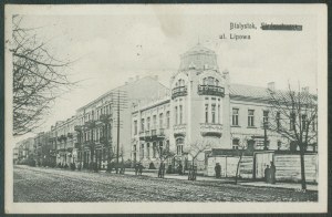 BIAŁYSTOK - Lindenstrasse, [reprint. Linden Street], Verlag G.G.B., św, czb., ca. 1915/1920, (*)