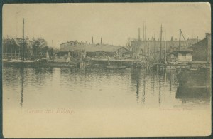 ELBLĄG - Elbing, Schichau'sche Werft, St., czb., ca. 1900,