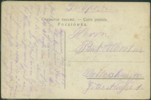 SKIERNIEWICE - Park, RB£, print fb., ca. 1910,