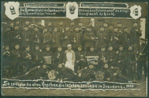 GRUDZIEDZ - Reserve 1913 - Graudenz, sepia photo, 1913