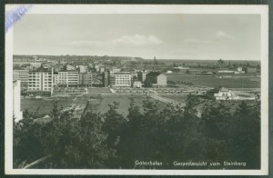 GDYNIA - Gotenhafen. Gesamtansicht vom Steiberg, photo czb., ca. 1940.