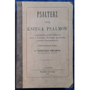 Psałterz czyli księga psalmów