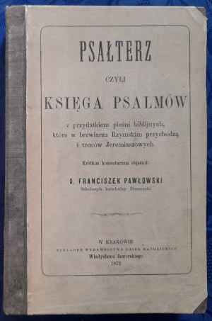 Psalter or book of psalms