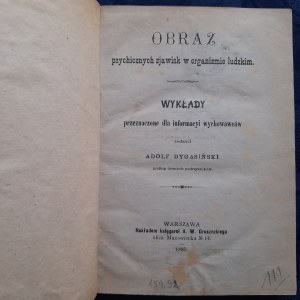Obraz psychicznych zjawisk w organizmie ludzkim