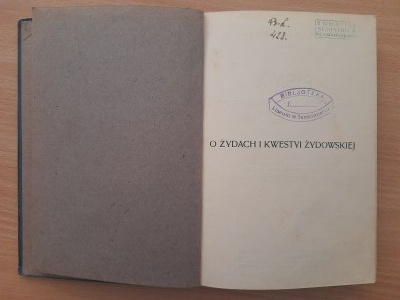 Orzeszkowa Eliza: On Jews and the Jewish question ...