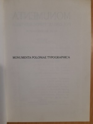 Ptaśnik Joannes: Cracovia Impressorum XV et XVI Saeculorum,