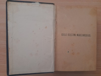 Skarbek Frederick hr: History of the Duchy of Warsaw. Volume 1/3,