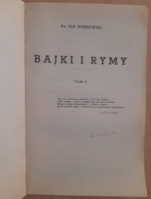 Wisniewski John Fr.: Fairy tales and rhymes. Volume V