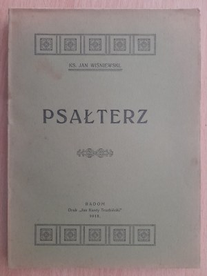 Wisniewski Jan Fr: Psalterz