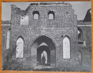 Warmia.The ruins of a church...