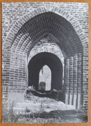 Warmia.The ruins of a church...