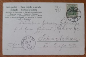 Poznan.Grussaus Posen.Dom mit Erzbichofl.Palais