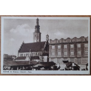 Radom.Ul.Wałowa i Kościół - Fara