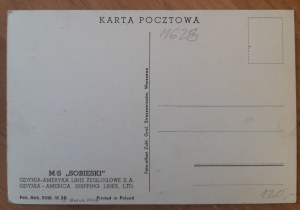 Gdynia. M/S Sobieski pinx J.Bałuk