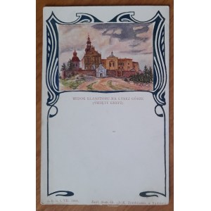 Święty Krzyż.Widok klasztoru na Łysej Górze.