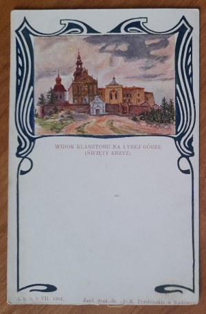 Holy Cross.View of the monastery on Bald Mountain.