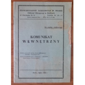 Stowarzyszenie Księgowych w Polsce Komunikat wewnętrzny