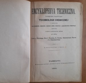 Encyclopedya techniczna podręcznik technologii chemicznej
