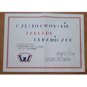 Druk reklamowy Częstochowskich Zakładów Ceramicznych