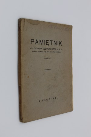 Czerwiński, Memoirs Part 2, Kielce 1931.