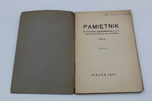 Czerwiński, Memoirs Part 2, Kielce 1931.