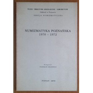Numizmatyka Poznańska dwa zeszyty :1970-1972 i 1977-87