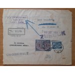 Radom - Ostrowiec Envelope from an official letter 16.11.1942 from the Radom District Court.